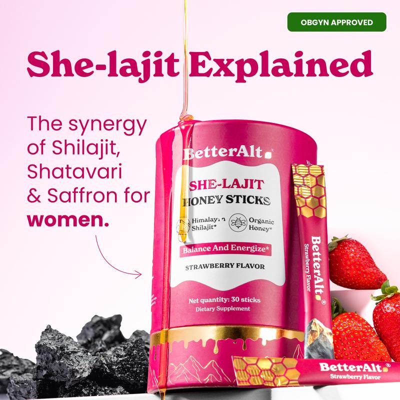 SHE-Lajit Strawberry Flavor